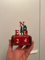 Weihnachts Dekoration Holz „Noel“ französisch Holzbox Datum X-MAS Berlin - Tempelhof Vorschau