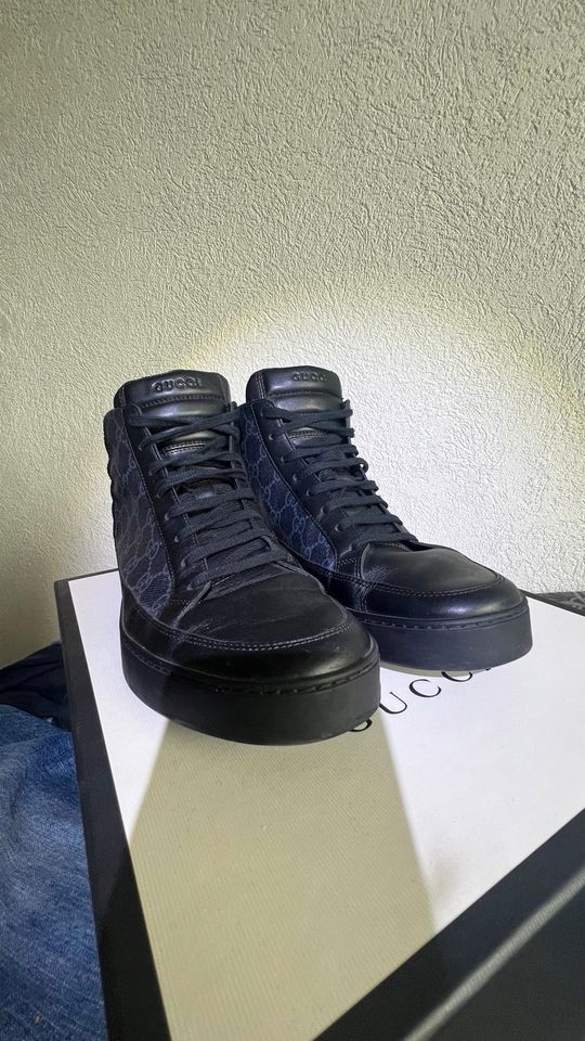 Gucci High-Top Leather Sneakers 43 in Ludwigshafen