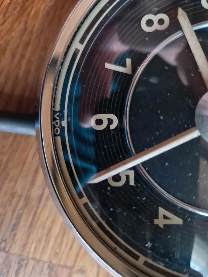 Oldtimer VDO Uhr für Armaturenbrett Mercedes Borgward BMW in Neu Gülze