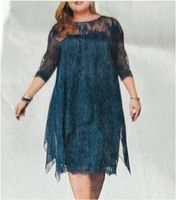 NEU Cocktail Kleid mit Chiffon und Spitze Größe XL Nordrhein-Westfalen - Lüdenscheid Vorschau