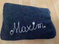 Handtuch blau personalisiert „Maxim“ Baden-Württemberg - Illerrieden Vorschau