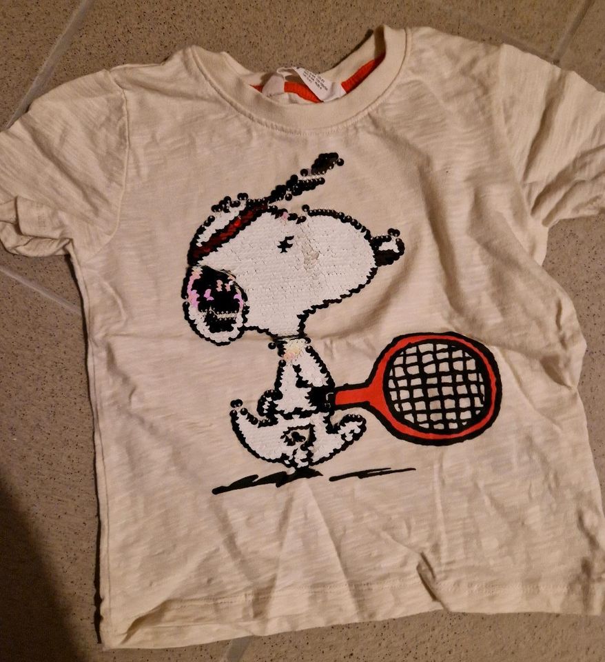 HM T Shirt mit wendepailletten Snoopy in Amberg