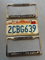 Nummernschild, Metallnummernschildhalterung, California, Oldtimer Baden-Württemberg - Bretten Vorschau