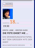 2 x Boulevard Theater Dresden 18.05.24 Sachsen - Pulsnitz Vorschau