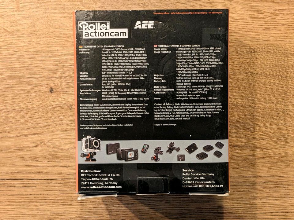 Rollei Actioncam 5S Standard Edition in Rheda-Wiedenbrück