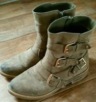 Stiefel Wildleder für den Übergang, Gr. 36 Sachsen-Anhalt - Lutherstadt Wittenberg Vorschau