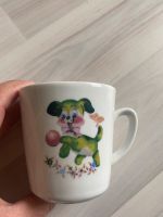 DDR Kahla Porzellan Kindertasse Tasse Hund Bär Motiv Vintage Thüringen - Camburg Vorschau