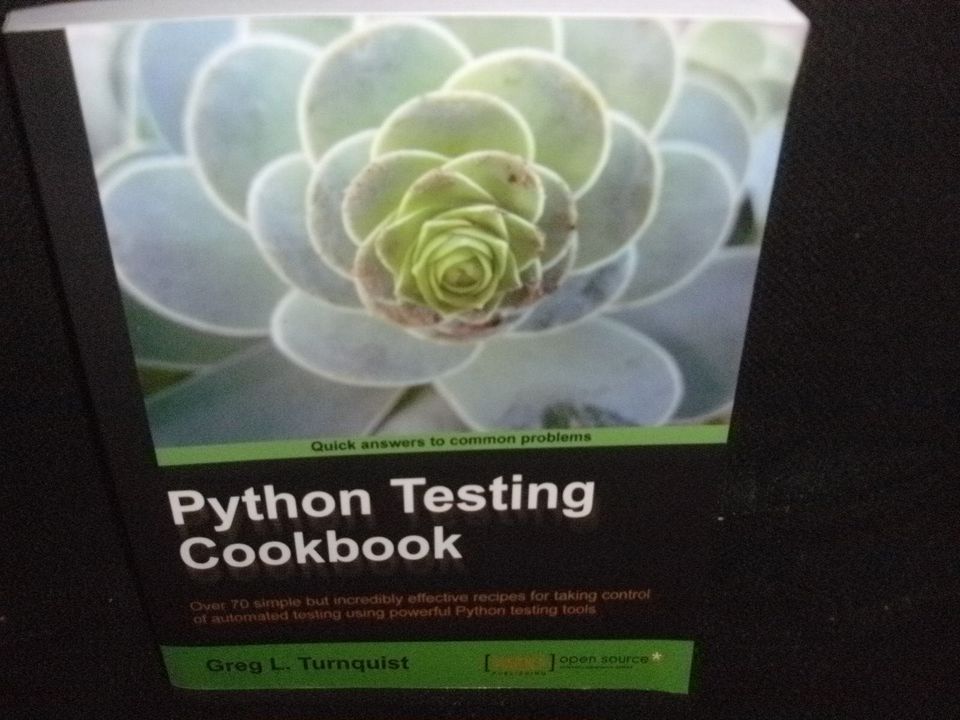 Python Testing Cookbook in Hamburg
