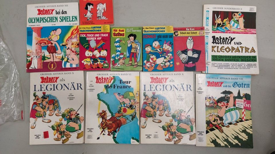 Alte Comics Asterix Donald Duck Schlümpfe Fix+Foxi Sammlung 60 70 in Mainz