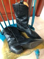 Schwarze Western Stiefel Niedersachsen - Edewecht Vorschau