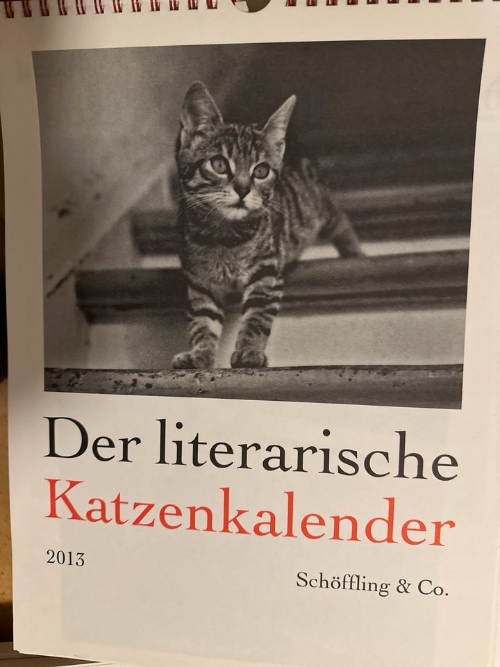 Literarischer Katzen Kalender in Bönnigheim