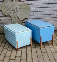 2 x Wäschetruhe Aufbewahrung blau retro Kleinmöbel DDR Sachsen - Grimma Vorschau