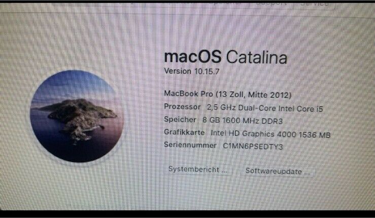 MacBook Pro 13,3“ - Intel i5 8GB RAM 500GB SSD - neuwertig in Obersontheim