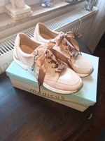 NEU Sneaker Medicus Trachten Leder creme Bronze beige gr.38 Nordrhein-Westfalen - Lünen Vorschau