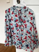 Zara Bluse Gr. S Floral Rot/Blau Niedersachsen - Achim Vorschau