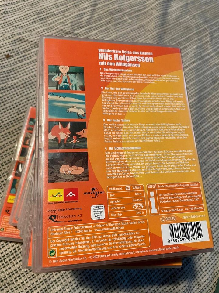 Nils Holgersson DVDs Komplette Serie - TV Kult in Seeblick