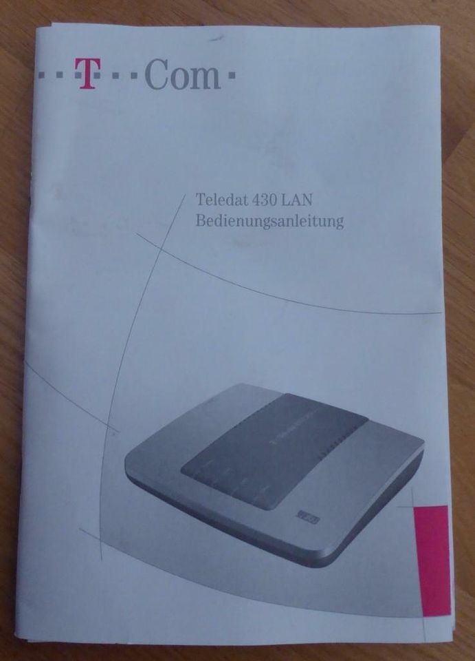 Teledat 430 LAN - Telekom DSL Modem - OVP in Weil der Stadt