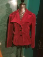 Samtjacke Jacket Blazer rot gothic Spitze Gr 38/40 Bochum - Bochum-Ost Vorschau