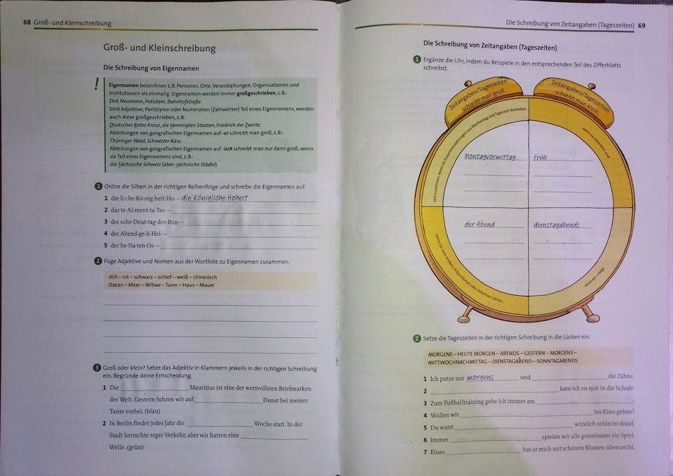 Klasse 7 Arbeitsheft/ Muttersprache Volk+Wissen in Warnitz