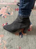 Velourleder Stiefeletten grau Größe 39,5 Bayern - Utting Vorschau