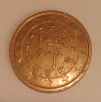 2 Cent Münze portugal Sachsen-Anhalt - Burg Vorschau