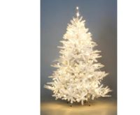 Künstlicher LED Weihnachtsbaum mit weißen Nadeln Höhe #hw80180LA Bayern - Jettenbach Vorschau