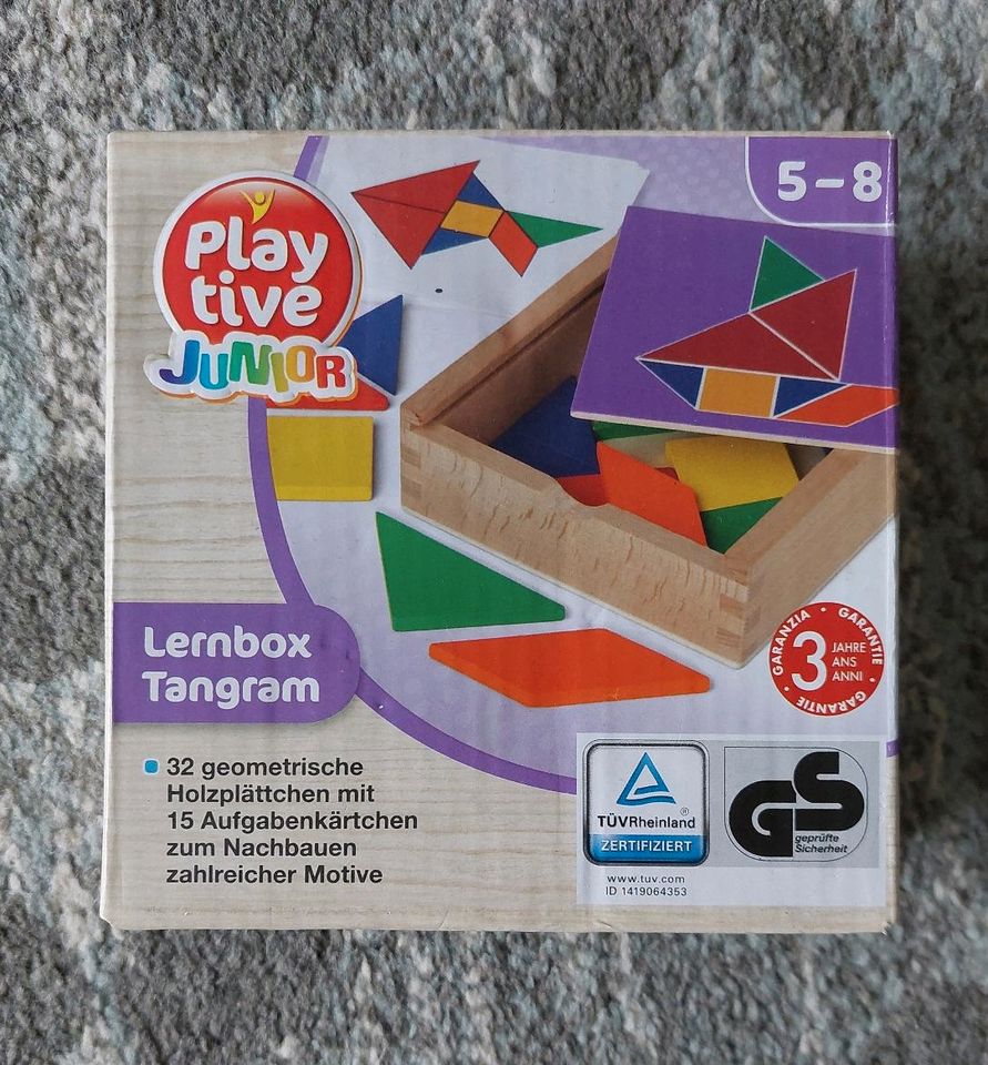 NEU Playtive Lernbox  'Tangram" in Nastätten