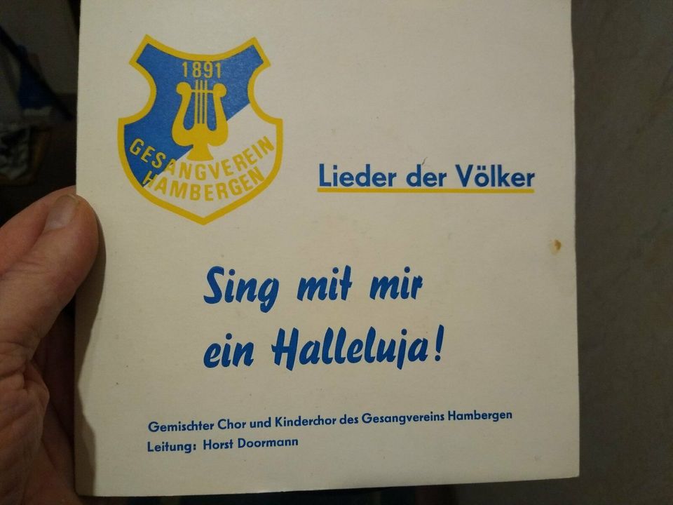 HAMBERGEN (Nds.) Gesangverein HAMBERGEN-Single Platte von1974 in Bremen