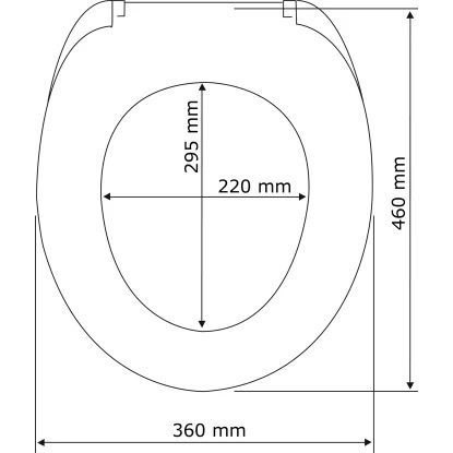 Wenko Premium WC-Sitz Habos Thermoplast mit Absenkautomatik Weiß in Velen