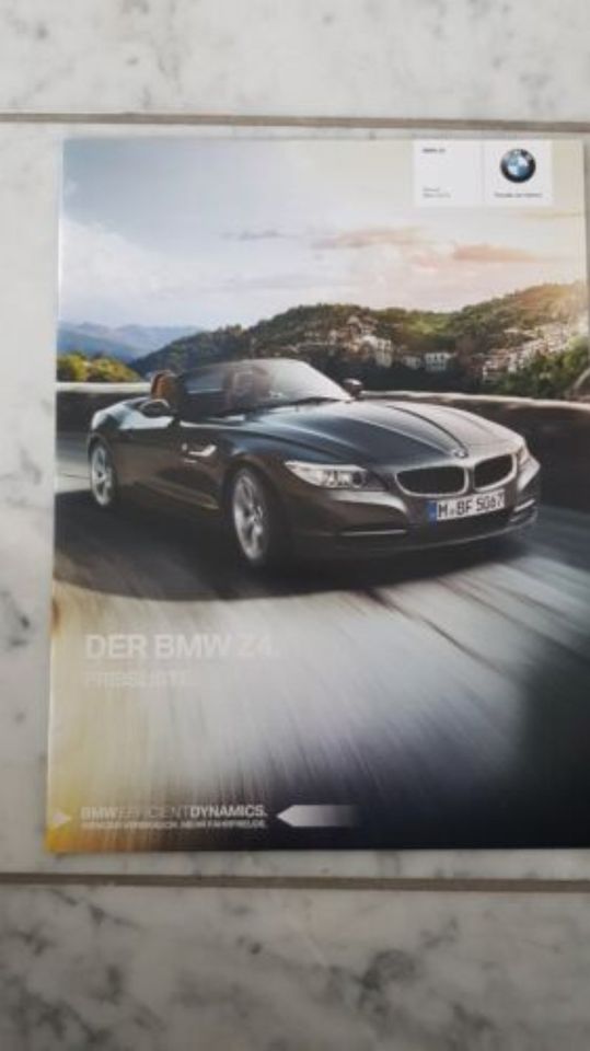 PREISLISTE von BMW Z4 Roadster -- 2015 -- 5119003992015 in Karlsruhe