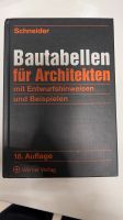 Buch - Bautabellen für Architekten - NEU München - Hadern Vorschau