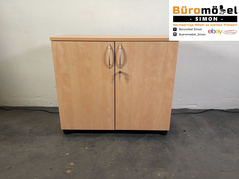 ❗️5x Ceka Buche Büroschrank Aktenschrank Rolladenschrank Roll- Standcontainer Kommode Unterschrank Abschließbar Modern Komplettset Hochwertig Design Büro Sideboard Flügeltürenschrank Lieferung Möglich in Linden