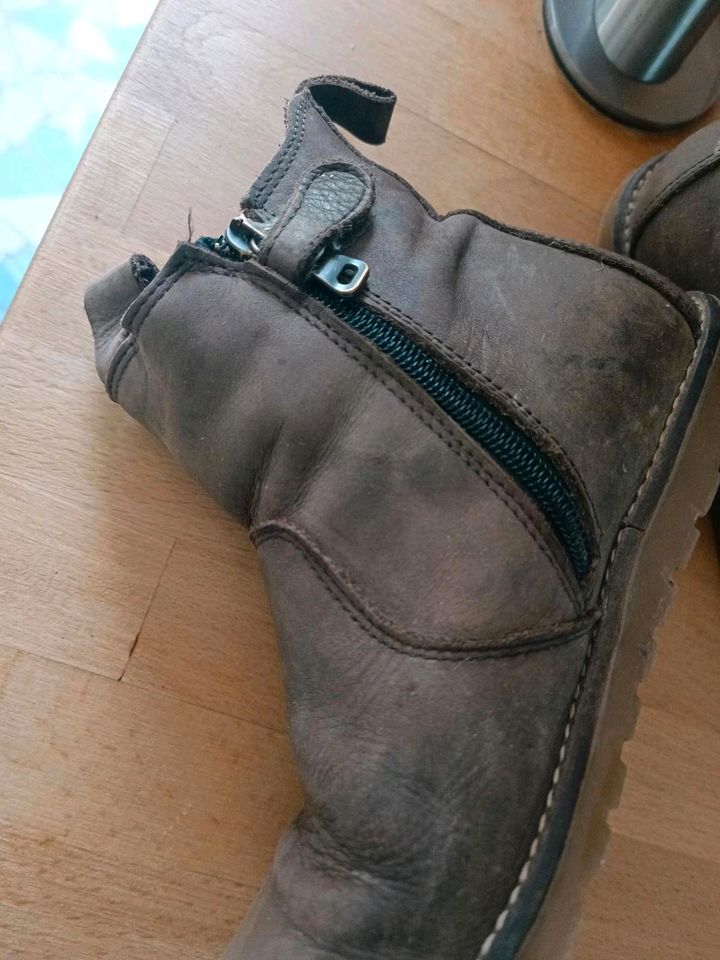 Boots Chelsea  Lotta & Emil Gr. 34 dunkelbraun warm gefütter in Sankt Wolfgang