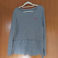 Blau-weiß gestreifes edc Sweatshirt * Gr. XS * mit einem Volant Nordrhein-Westfalen - Bornheim Vorschau