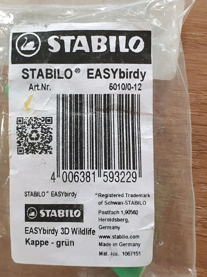 Kappe Füller stabilo easy birdy grün in Berlin