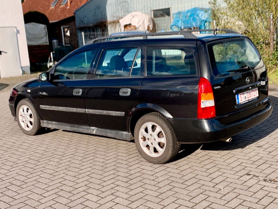 Opel Astra 1.6 Caravan 75 PS TÜV-03-2026 KLIMA ZV-FB ALUFELGEN in Lengerich