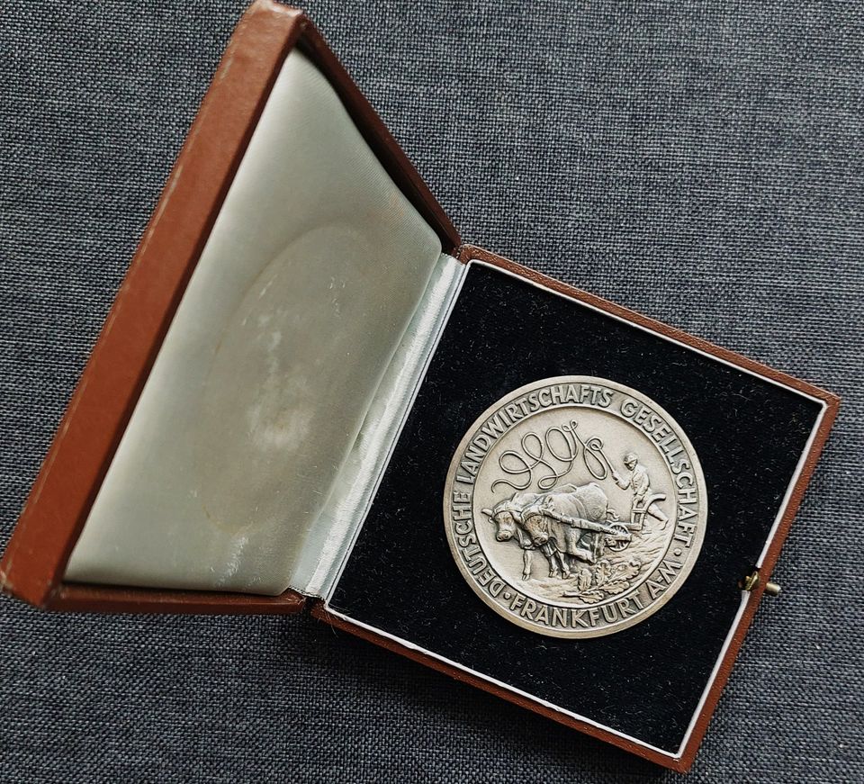 DLG große Preismünze Silber  1961 in Bergen