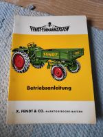 Fendt Geräteträger - Bedienungsanleitung 1966 Niedersachsen - Göttingen Vorschau