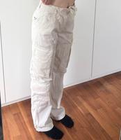 Weiß/beige Cargo Hose mit Taschen Kr. Dachau - Dachau Vorschau