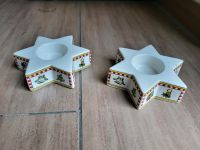 NEU 2er Set Teelichter Weihnachten Porzellan weiß 12cm Nordrhein-Westfalen - Drensteinfurt Vorschau