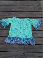 Hippie vintage maritime Bluse Tunika Fische Sommer 40 Hessen - Pohlheim Vorschau