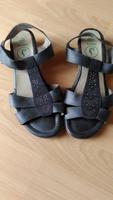 footflex Sandale mit Strass grau Gr. 40 Hessen - Schaafheim Vorschau