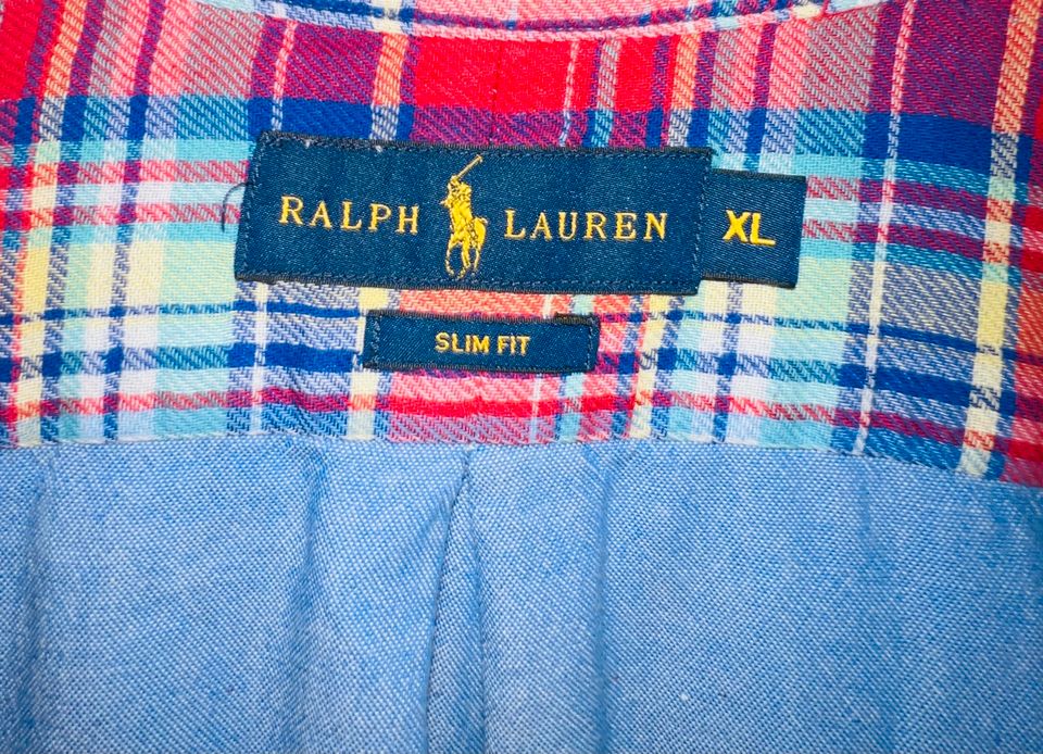 Männerhemd kariert von Ralph Lauren # slim fit in Poppenhausen