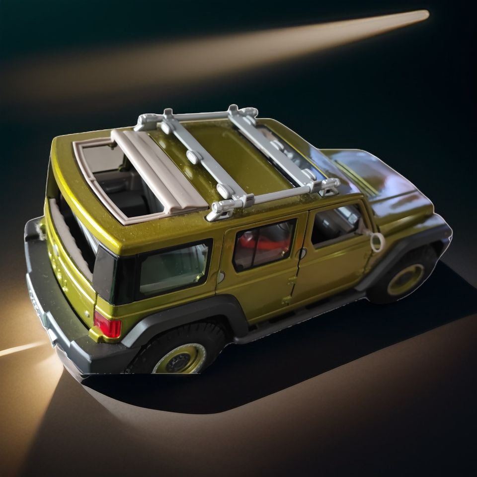 Maisto Modellauto - Jeep Rescue Concept - metallicgrün in Günthersdorf