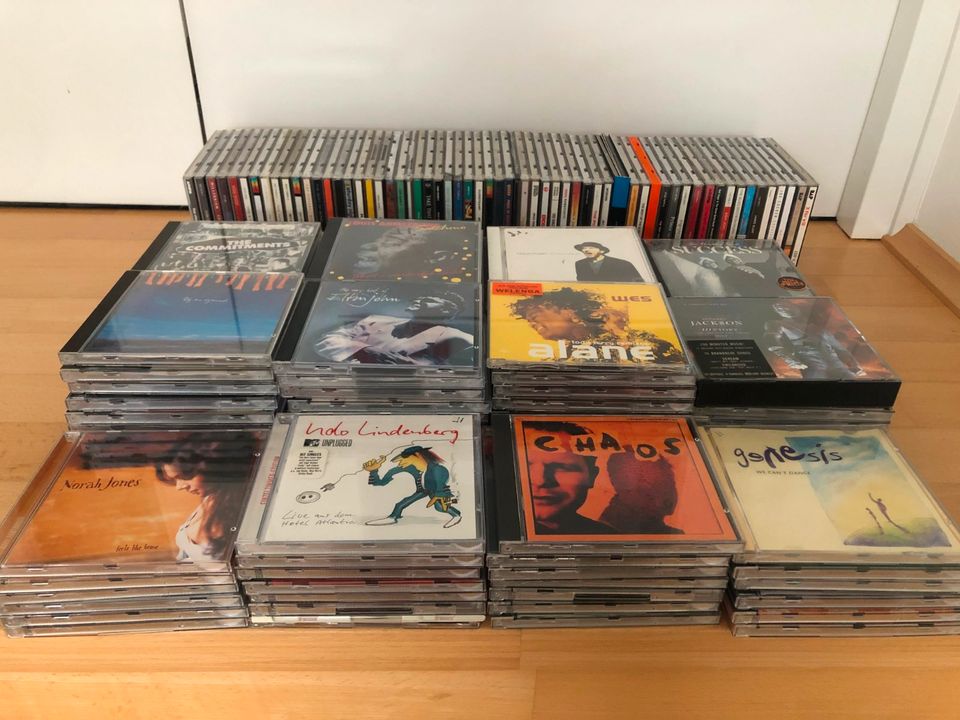 CD Sammlung Mega Party Musik Mix ca 170 CD´s + Doppel-CD's 70€ in Plettenberg