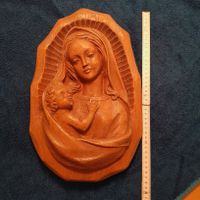 Holzwandbild, Motiv: Betende Madonna aus massivem Eschenholz Nordrhein-Westfalen - Greven Vorschau