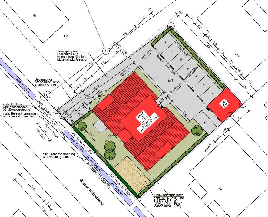 Neubau Eigentumswohnung nach KfW 40+ mit Wallbox (Wohnung Nr. 4) in Oldenburg