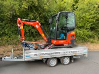 Bagger Minibagger mieten Mietbagger Kubota Bayern - Würzburg Vorschau