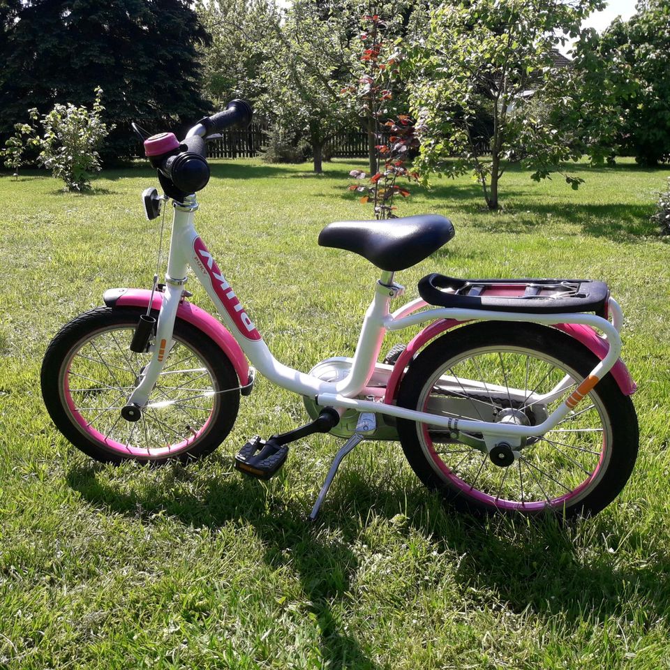 Puky 16 Zoll Kinderfahrrad weiß/pink in Brandis