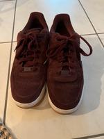 Nike Airforce 1 - weinrot Wildleder Niedersachsen - Celle Vorschau